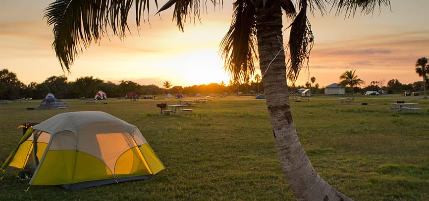 Experience Fall and Winter Weather While Camping in Florida
